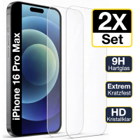 Glazor 2x Panzerglas 9H f&uuml;r iPhone 16 Pro Max...