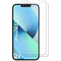 2er Pack Panzerglas iPhone 13 9H Panzerfolie Schutzglasfolie Displayschutzglas Echt Glas Schutz Folie Display Glasfolie