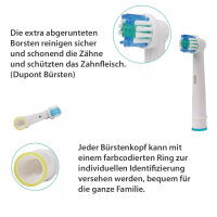 8 St&uuml;ck Aufsteckb&uuml;rsten kompatibel mit Oral-B rotierenden Zahnb&uuml;rsten B&uuml;rstenk&ouml;pfe Ersatzb&uuml;rsten