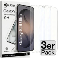 Glazor 3x Panzerglas 9H f&uuml;r Galaxy S26 Ultra...