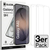 Dooloo 3x Panzerglas 9H f&uuml;r Galaxy A40 Panzerfolie...