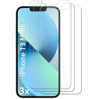 Dooloo 3x Panzerglas 9H f&uuml;r iPhone 13 Mini Schutzglas Displayschutz Schutzfolie