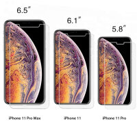 Dooloo 3x Panzerglas 9H f&uuml;r iPhone 11 Schutzglas Displayschutz Schutzfolie