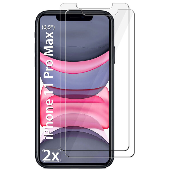 Dooloo 2x Panzerglas 9H f&uuml;r iPhone 11 Pro Max Schutzglas Displayschutz Schutzfolie