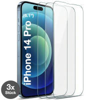 Glazor 3x Panzerglas 9H f&uuml;r iPhone 14 Pro...