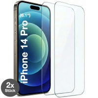 Glazor 2x Panzerglas 9H f&uuml;r iPhone 14 Pro...