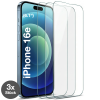 Glazor 3x Panzerglas 9H f&uuml;r iPhone 16e Panzerfolie...