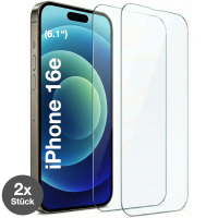 Glazor 2x Panzerglas 9H f&uuml;r iPhone 16e Panzerfolie...