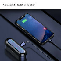 Dooloo TWS In Ear Kopfh&ouml;rer Bluetooth 5.1 Kabellos Ohrh&ouml;hrer Sport Headset Mit Powerbank  f&uuml;r