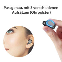 Dooloo TWS In Ear Kopfh&ouml;rer Bluetooth 5.1 Kabellos Ohrh&ouml;hrer Sport Headset Mit Powerbank  f&uuml;r