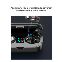 Dooloo TWS In Ear Kopfh&ouml;rer Bluetooth 5.1 Kabellos Ohrh&ouml;hrer Sport Headset Mit Powerbank  f&uuml;r