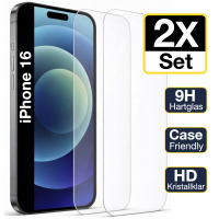 Glazor 2x Panzerglas 9H f&uuml;r iPhone 16 Panzerfolie...