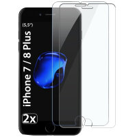 Dooloo 3x Panzerglas 9H f&uuml;r iPhone 7 Plus, iPhone 8 Plus Panzerfolie Displayschutz Schutzglas